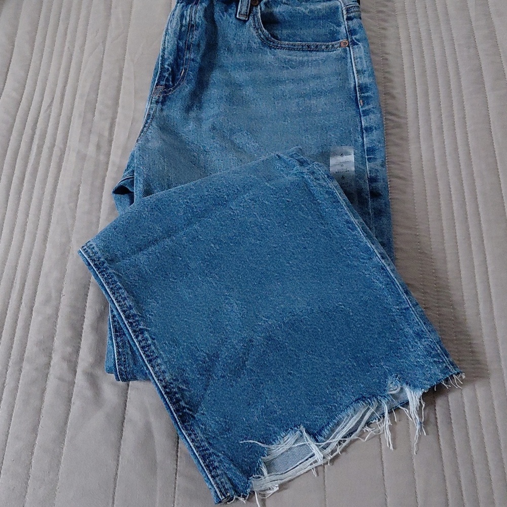 AEO Curvy Stovepipe High Waisted Jeans Sz 6 - Picture 9 of 11